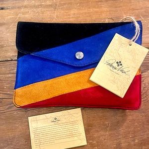 Patricia Nash Suede Clutch